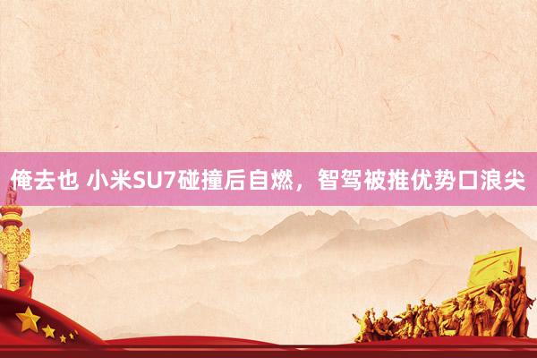 俺去也 小米SU7碰撞后自燃，智驾被推优势口浪尖